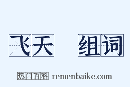 飞天紒组词是什么意思的图片